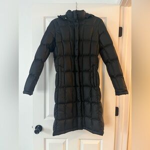 The NorthFace women’s long puffy coat